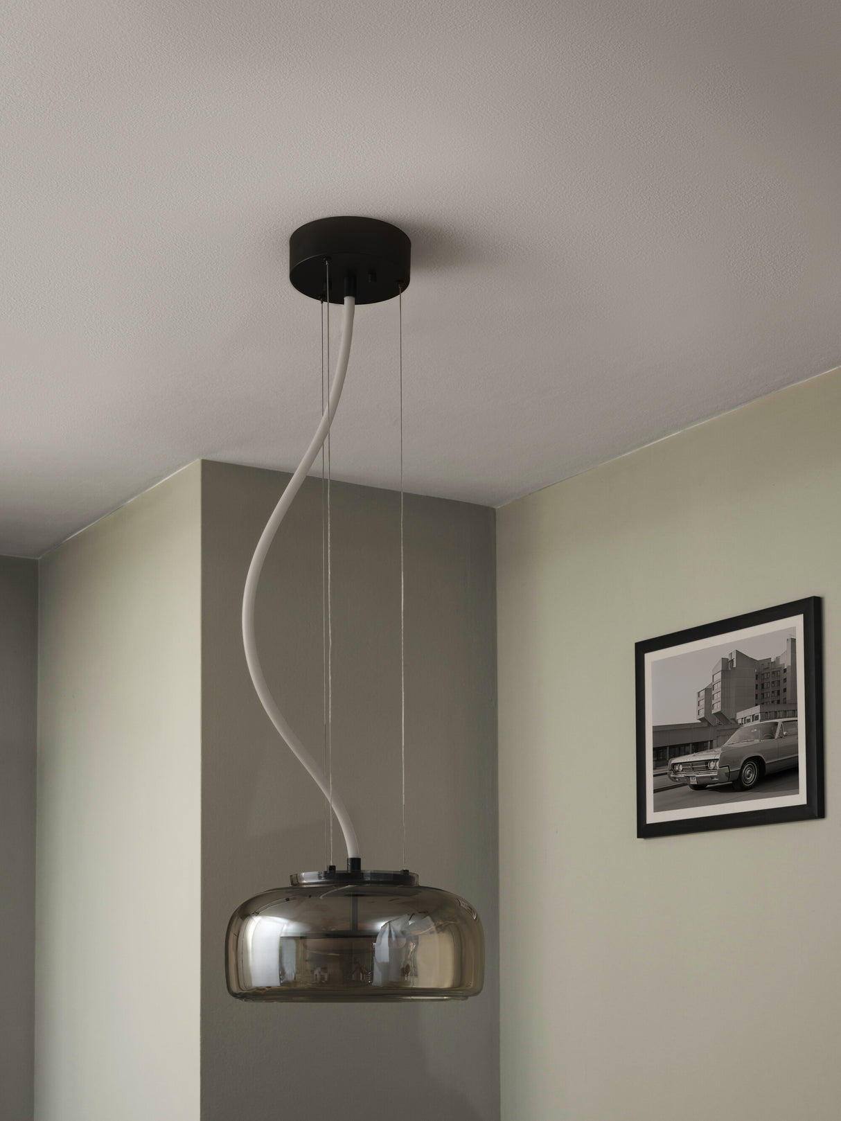LEDVANCE LED-Pendelleuchte 1LED 3000K sw Decor Glow Pendant 32W 830 Click Se 2500