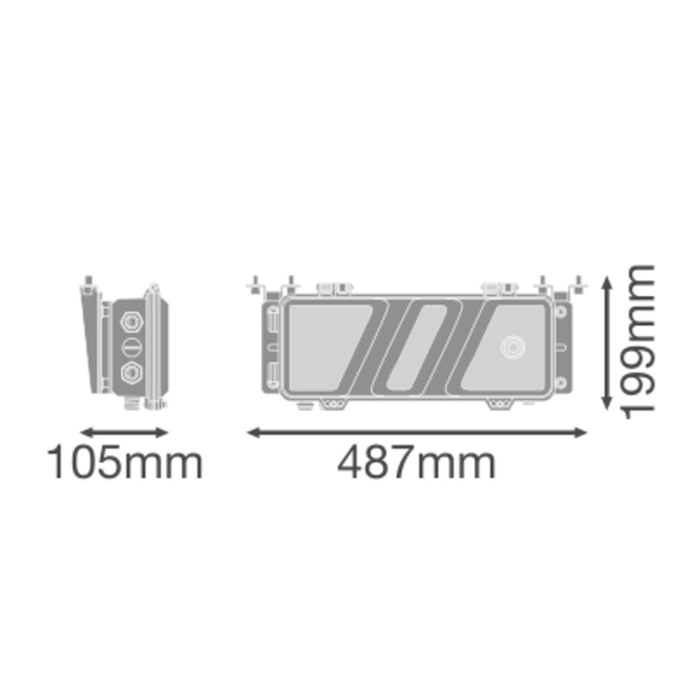 LEDVANCE LED-Steuerung 1200W 0-10V DALI FL MAX PSU DA P 1200W WAL DMX IP66 stat