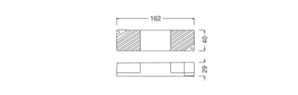 LEDVANCE LED-Trafo 30W 24V IP20 Kstgeh DR P 30W 220-240 24V stat 162x40x29mm