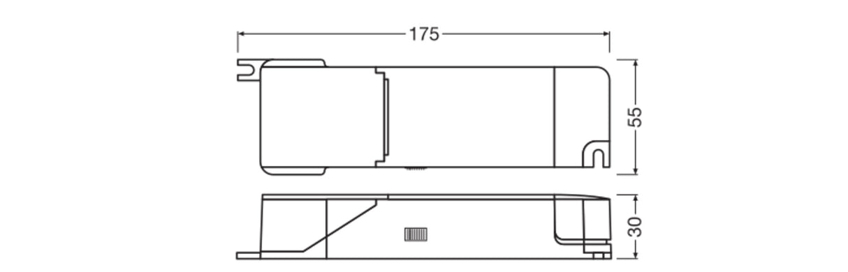 LEDVANCE LED-Trafo 30W 800mA 37,5V IP20 DR DS-V 30/220-240/800 PL COMP Kstgeh