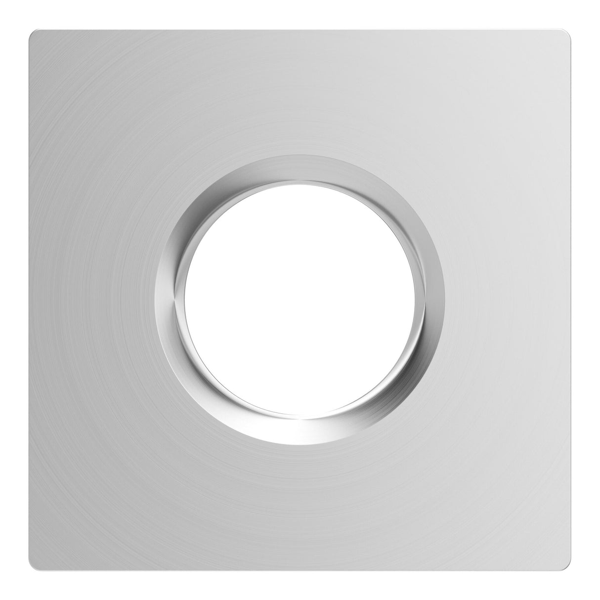 LEDVANCE Dekorelement ni Alu L82mm B82mm SP CBO IP65/5X RING FIX SQUARE BN H3,8mm