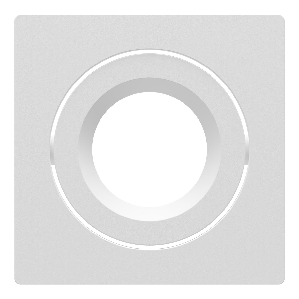 LEDVANCE Dekorelement ws Alu L82mm B82mm SP CBO IP65/5X RING ADJ SQUARE WT H3,8mm