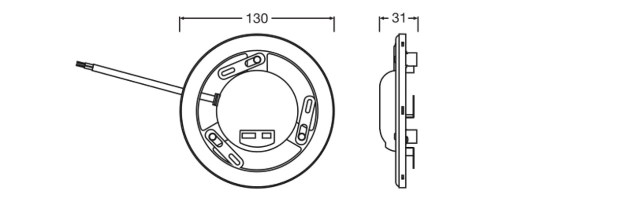 LEDVANCE LED-Modul 5-12W 220-240V 4000K MAG LED RING P 12W ML 83040 AC 750-1800l