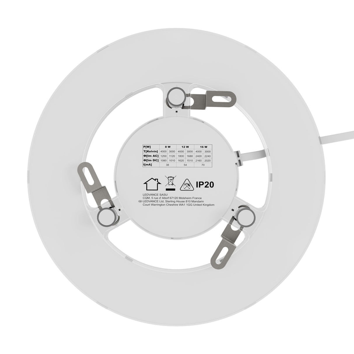 LEDVANCE LED-Modul 8-16W 220-240V 4000K MAG LED RING P 16W ML 83040 AC 1200-2400