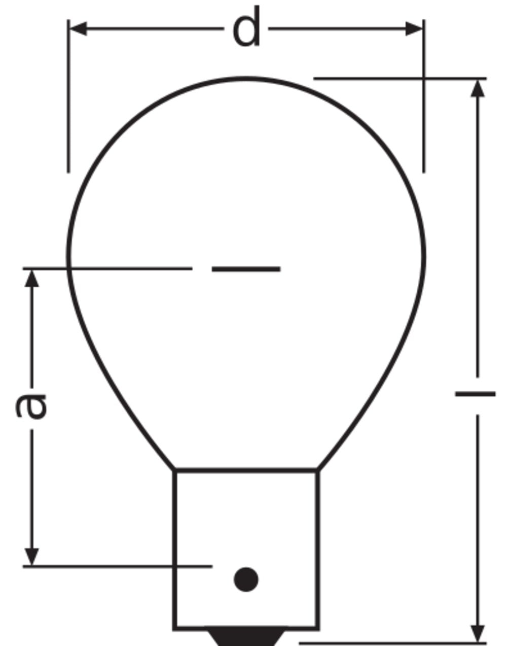 OSRAM Verkehrssignallampe 20W 10V BA15s SIG 1260 kl