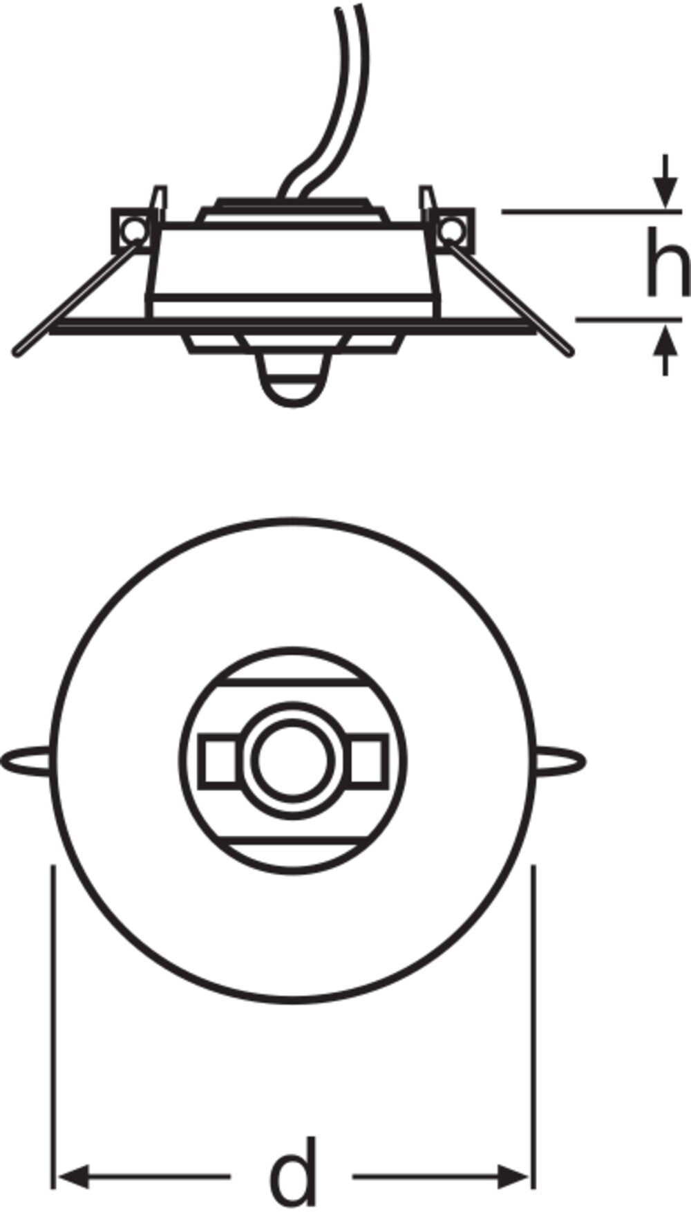 OSRAM Anwesenheitssensor IP20 LS/PD MULTI3 CI