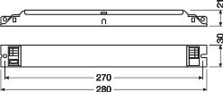 OSRAM LED-Trafo 21,6-53,6W 1050mA 51V Optotronic OT FIT 55/220...240/1A0 CS L