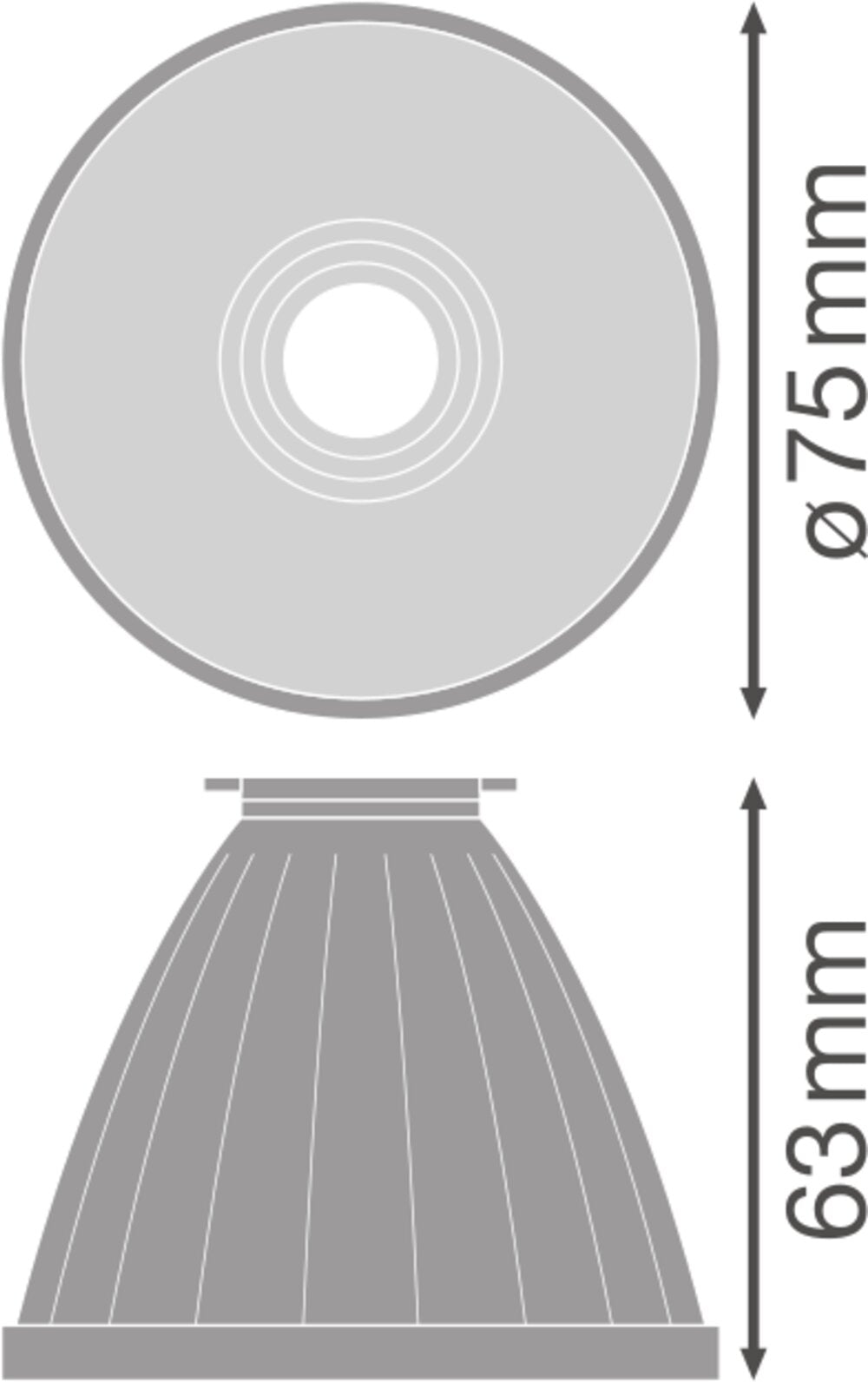 LEDVANCE Reflektor 15° si sym direkt glz TRACK SP REFLECTOR D85 SP Kst