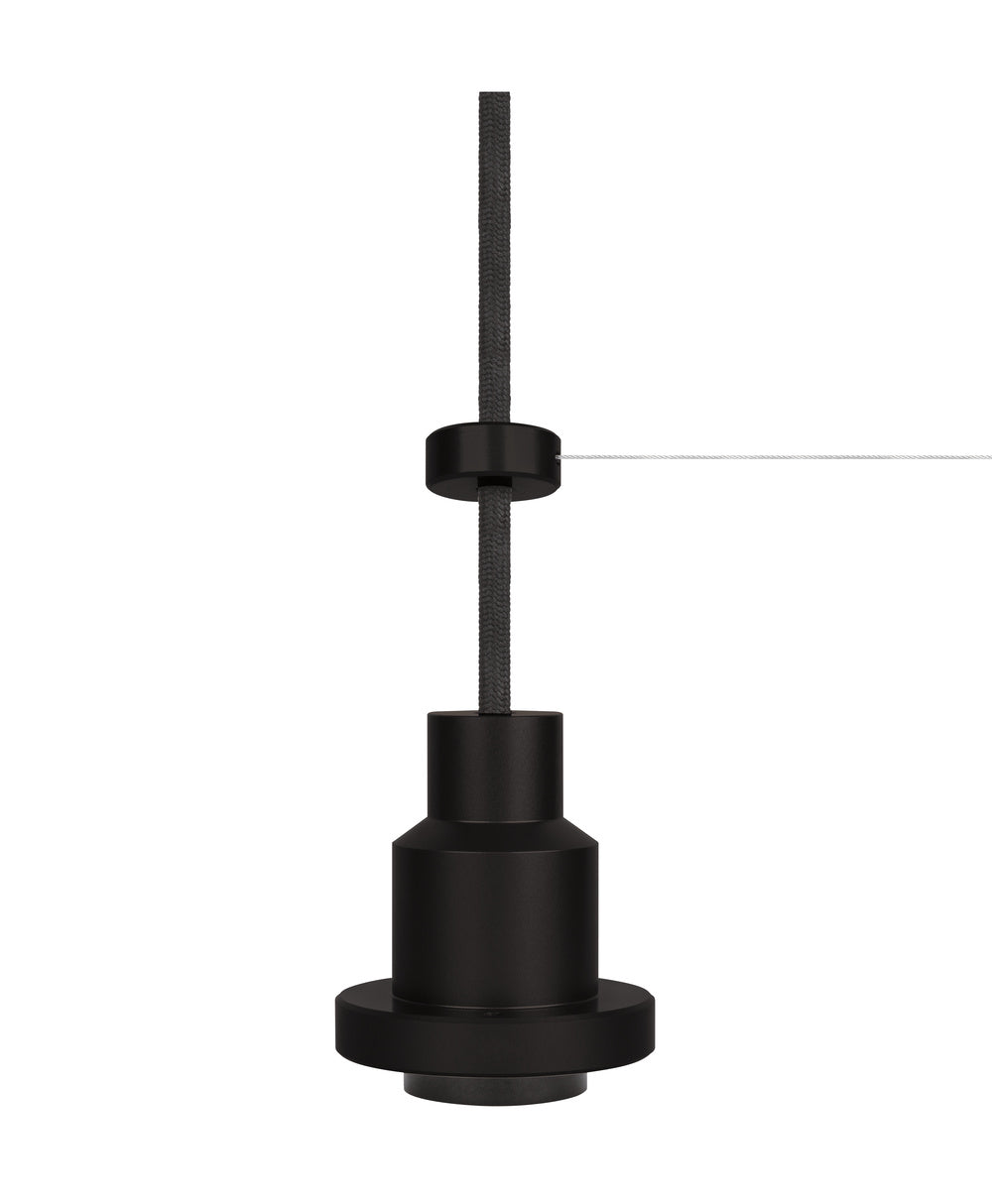 LEDVANCE LED-Pendelleuchte 1LED sw E27 Vintage 1906 PenduLum Black sym IP20