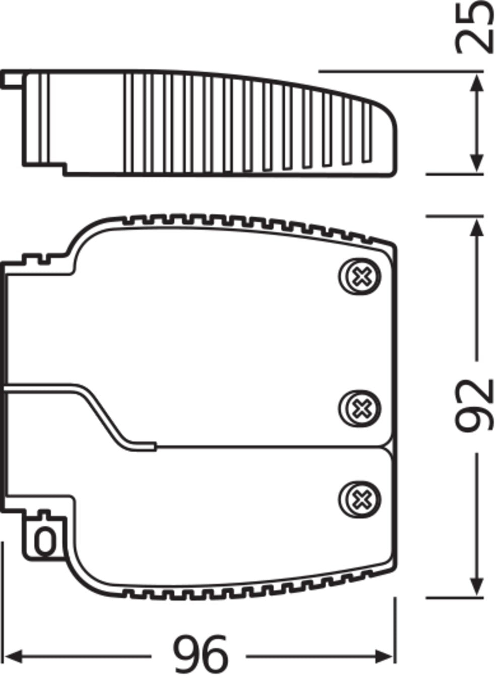OSRAM Zugentlastung Ersatzteil Optotronic OT CABLE CLAMP A-STYLE TL