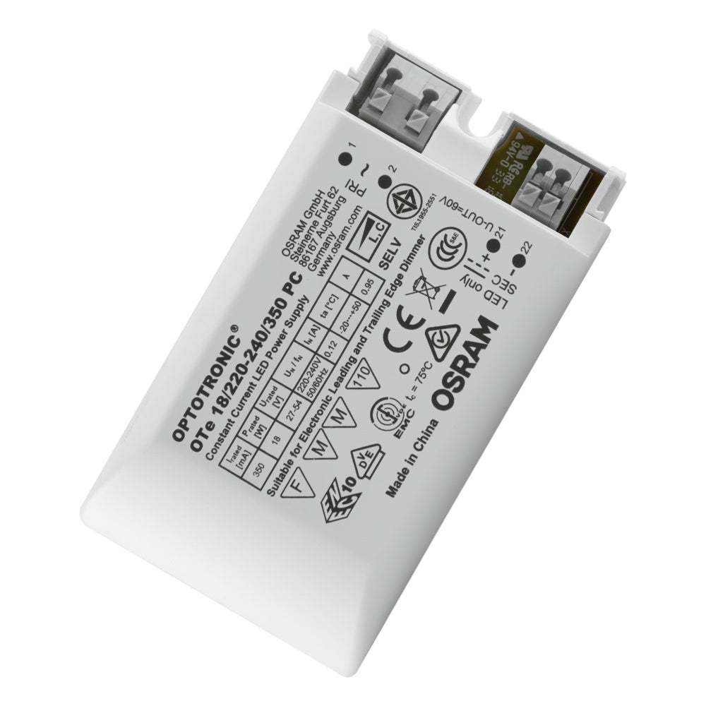 OSRAM LED-Steuerung 19W 350mA 54V dim Optotronic OTe 18/220-240/350 PC dim