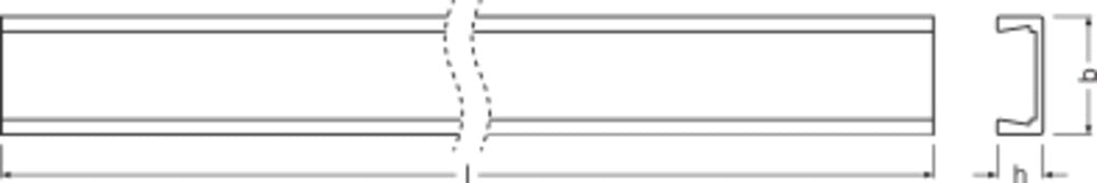 LEDVANCE Profil gr 2000x16x5mm IP00 LS AY -PF02/U/16X5/10/2 Ersatzteil