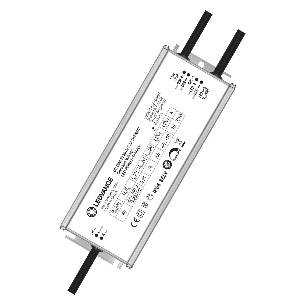 LEDVANCE LED-Steuerung 60W 2500mA 24V DR DIM-PFM -60/220-240/24/P 1-10V IP66