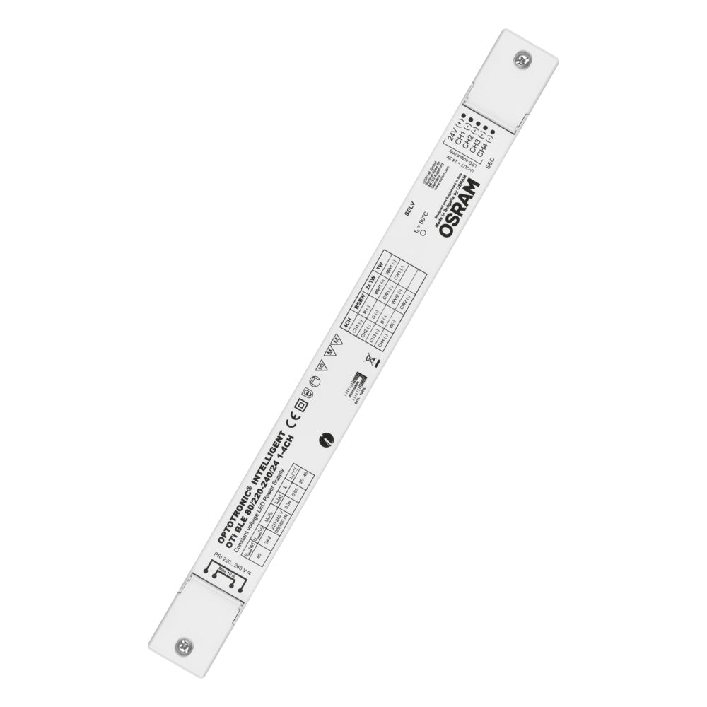 OSRAM LED-Steuerung 80W 24V DALI RF IP20 Optotronic OTI BLE 80/220-240/24 1-4 CH