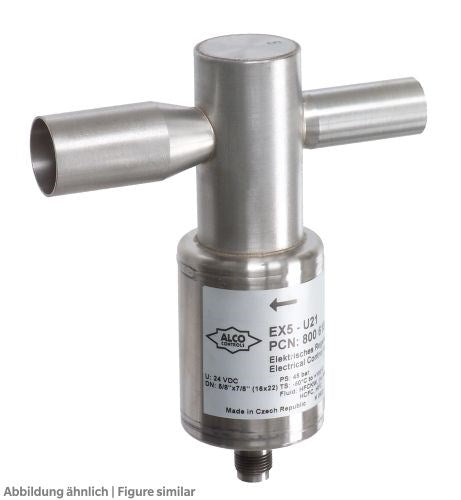 Elektron. Expansionsventil Alco EX5-U21 Edelstahl-Lötanschluss 16x22 mm