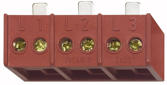Doppelanschlussklemme 3x2x35mm für TYTAN und CORON 2