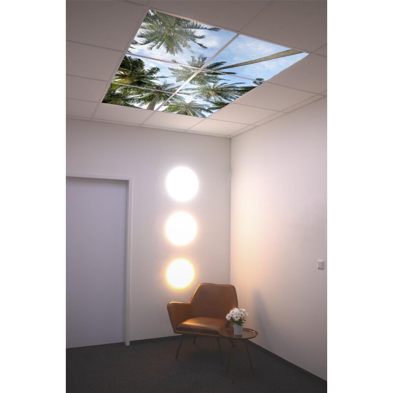DOTLUX Motivplatte SKYLIGHT für Einbaupanels Motiv 4 Raster 1x1 für 620x620