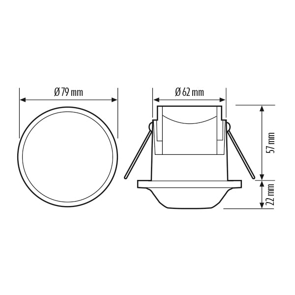 ESYLUX Präsenzmelder 360° EB ws IP23 10x BASIC EXPRESS PD 360° 08 IR 1C Präse