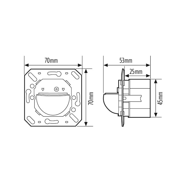 ESYLUX Präsenzmelder-Bus DALI-2 AP 1,1m PD 180/16 BASIC BMS DALI-2 v82-164°