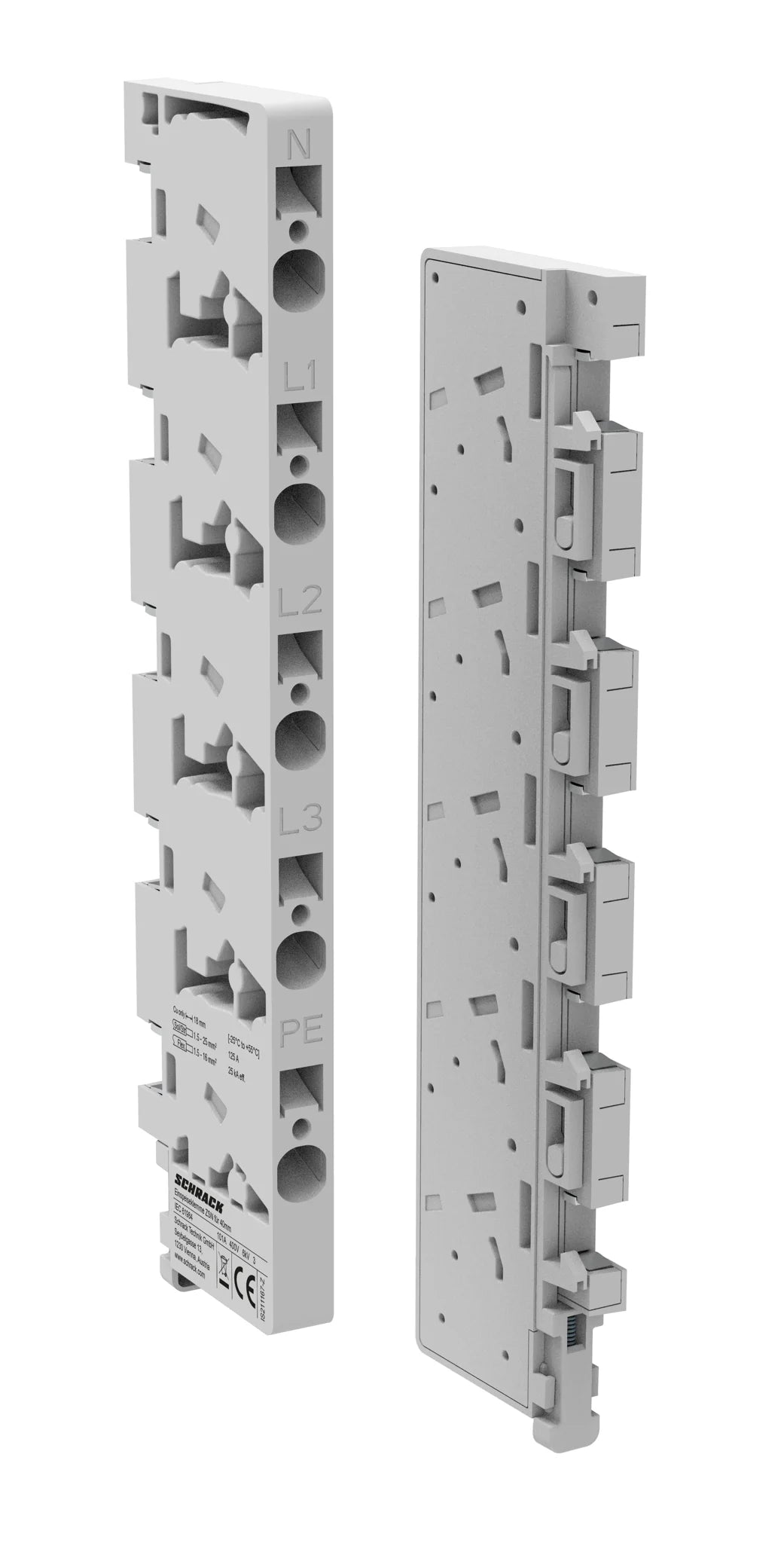 Einspeiseklemme ZSN für 40mm Sammelschienen