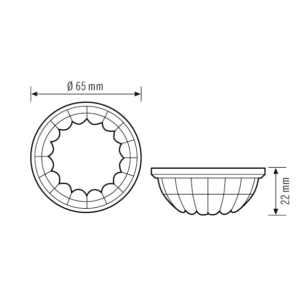 ESYLUX Abdeckung tra Zubehör Defensor MD 200° LENS MASK