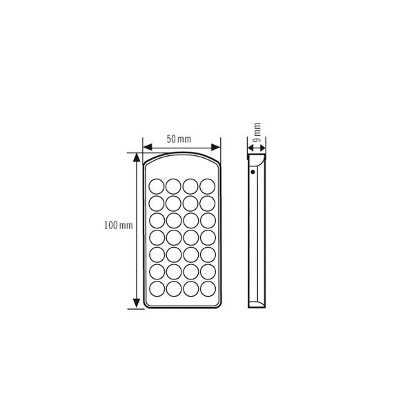 ESYLUX Handsender si/gn Zubehör Zubehör REMOTE CONTROL PDi/USER