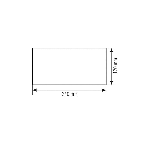 ESYLUX Piktogramm Ausgang Einlegeblatt SLE 24 SYMBOL SET II links und rechts
