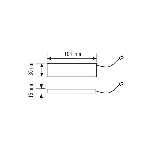 ESYLUX Akkupack 4,8V NiCad 1600mAh 4zell Zubehör SLE/SLF BATTERY NiMH 1600mAh 103
