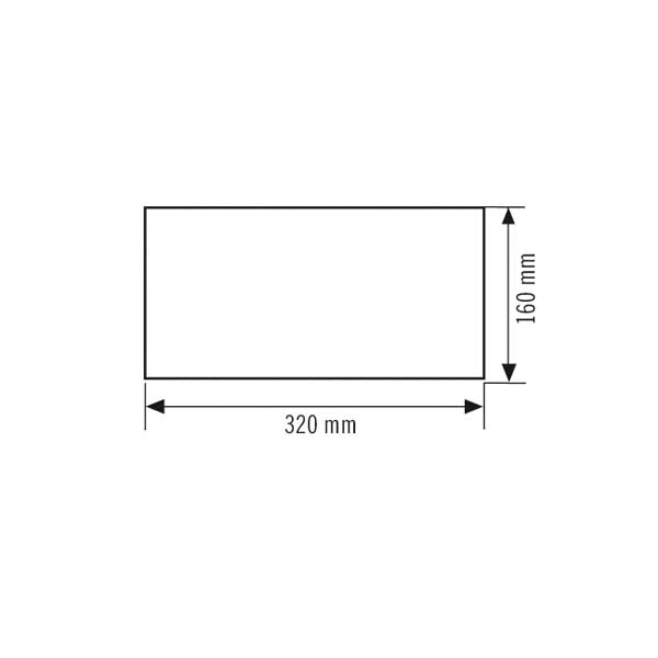 ESYLUX Piktogramm Rettungsweg Aufkleber SLX 32 HIGH COVER SYMBOL SET II dpls