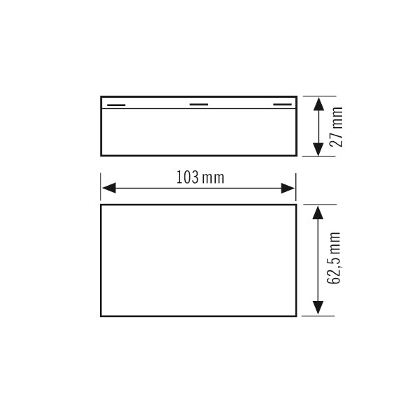 ESYLUX Anschlussdose sw 5x2,5qmm 103mm JUNCTION BOX 5-POLE BK