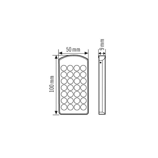 ESYLUX Handsender si Zubehör Zubehör REMOTE CONTROL PDi DALI