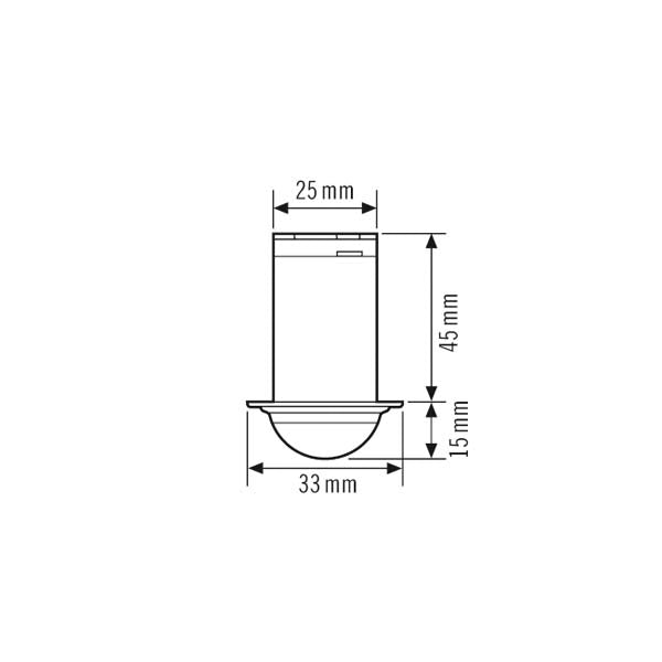 ESYLUX Bewegungsmelder 360° UP opal BWM Compact MINI MD-C 360i/8 mini IP55
