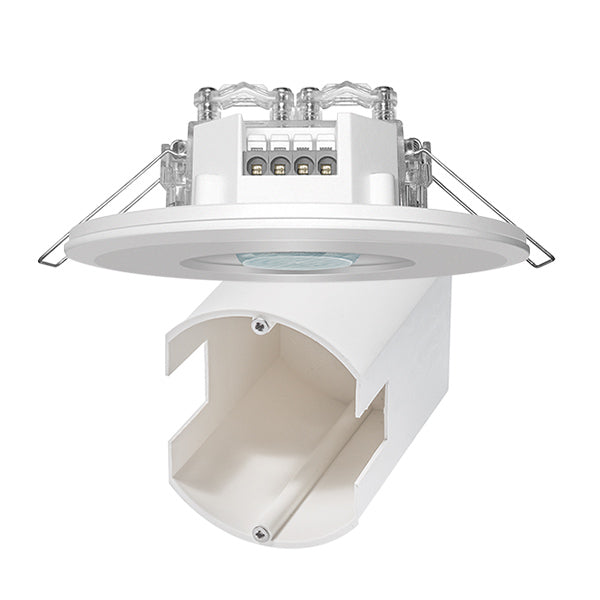 ESYLUX Präsenzmelder 180-360° UP ws IP40 FLAT PD--E 360i/8 ROUND WHITE Präsenzmel