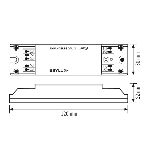 ESYLUX Repeater DALI-2 UP 240V EXPANDER PS DALI-2