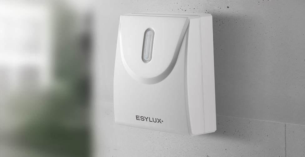 ESYLUX Dämmerungsschalter AP 1S 2300W ws Defensor TS IR 1C IP55 WH 60s/ein IP55