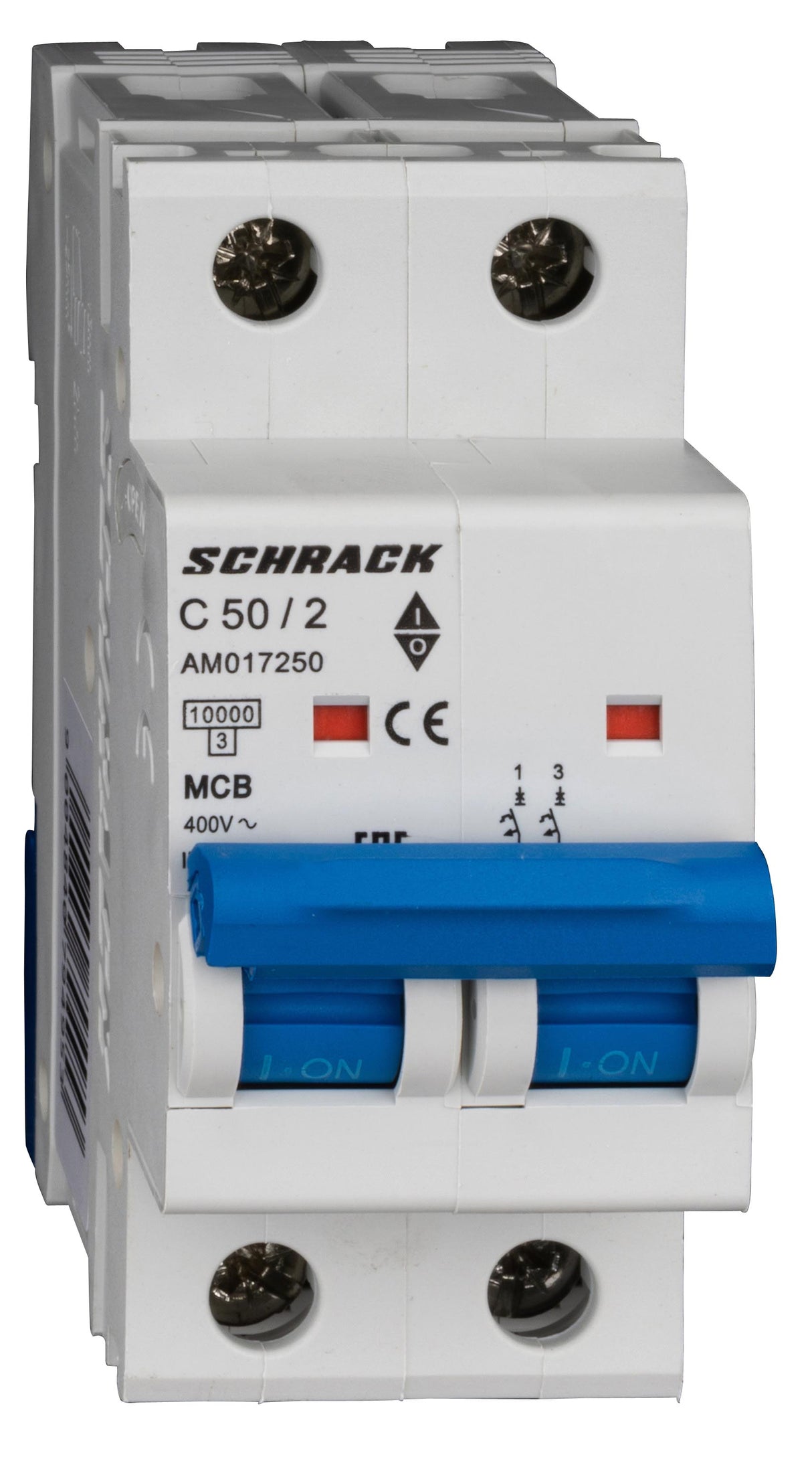 Leitungsschutzschalter AMPARO 10kA, C 50A, 2-polig