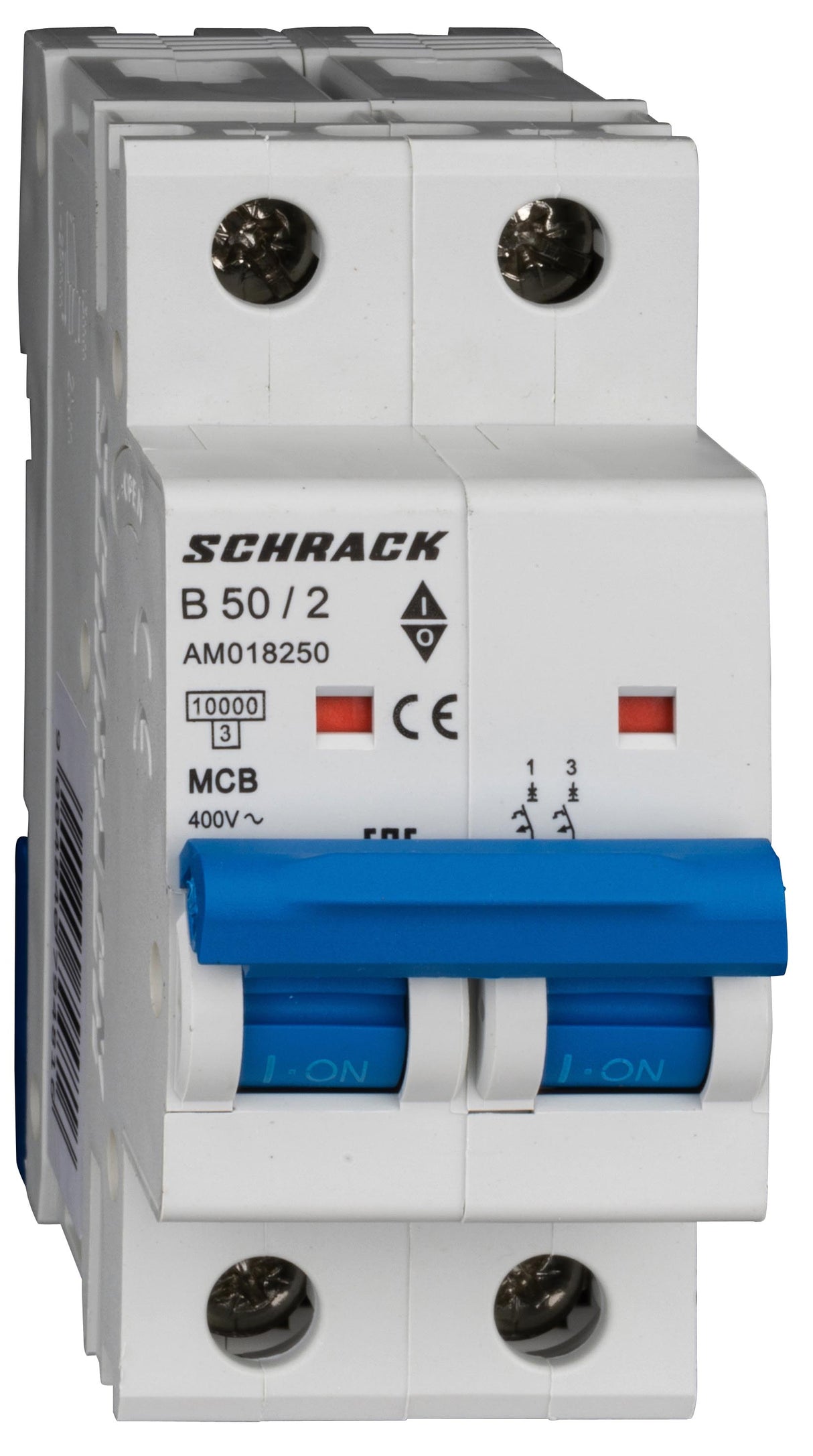 Leitungsschutzschalter AMPARO 10kA, B 50A, 2-polig