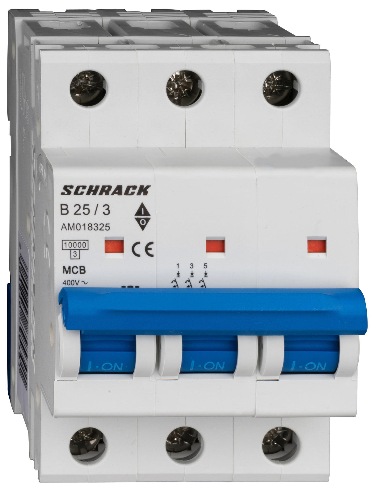 Leitungsschutzschalter AMPARO 10kA, B 25A, 3-polig