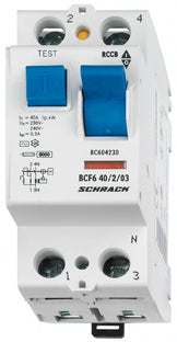 FI-Schalter 25A, 2-polig, 300mA, Typ A (Puls), 6kA