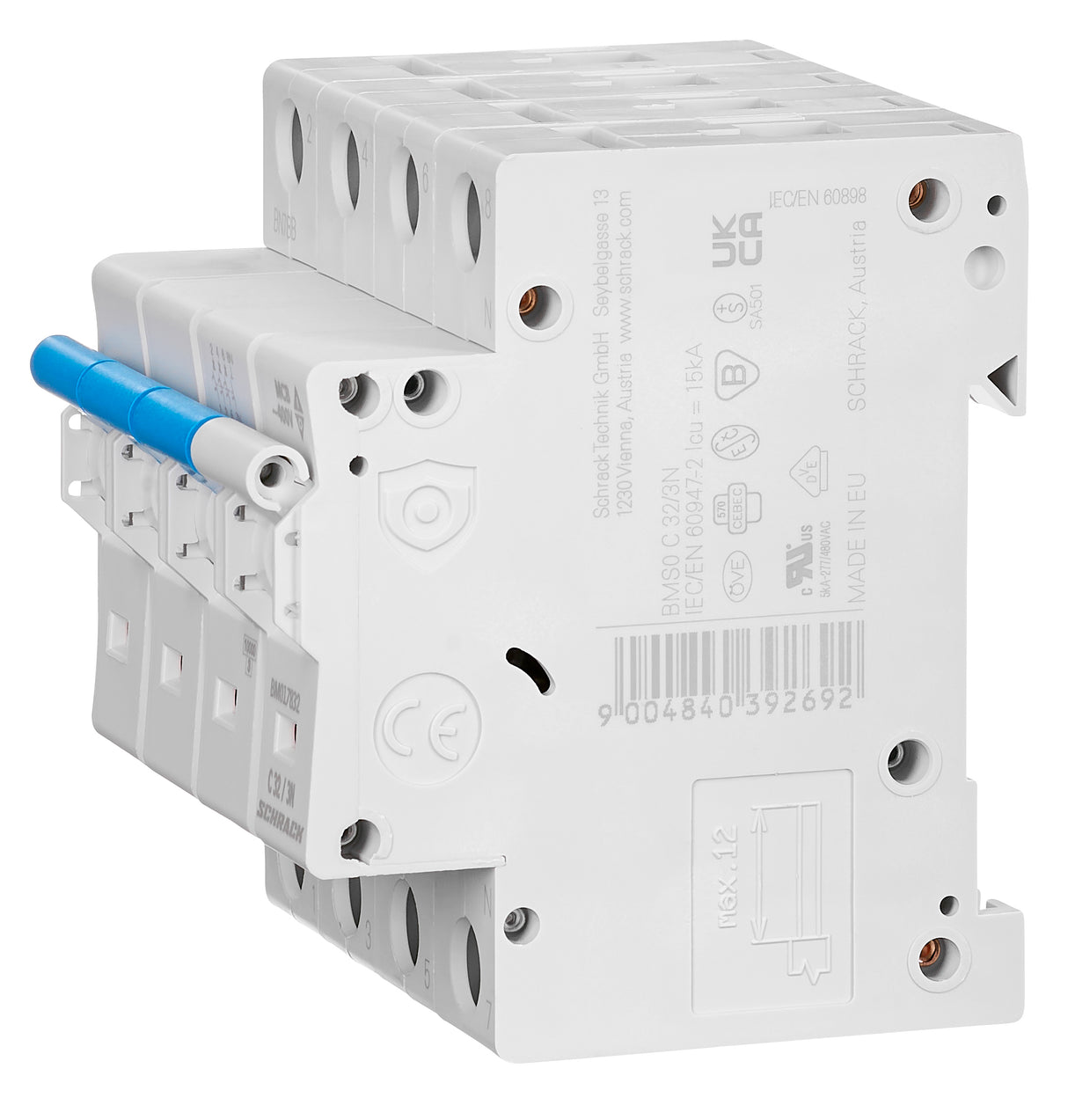 Sicherungsautomat, Kennlinie C, 32A, 3+N, 10kA