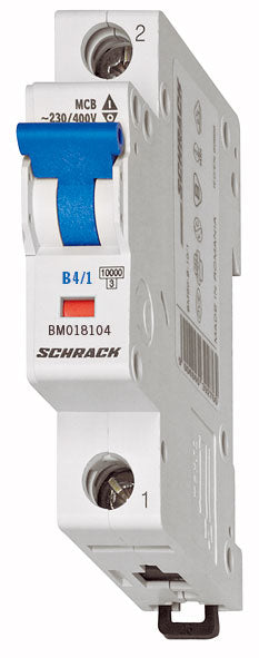 Sicherungsautomat, Kennlinie B, 4A, 1-polig, 6kA