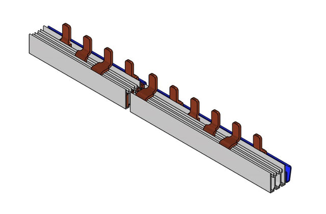Foto: TYTAN-Stiftverschienung 35mm² / TE=27mm, 4-polig, 1m