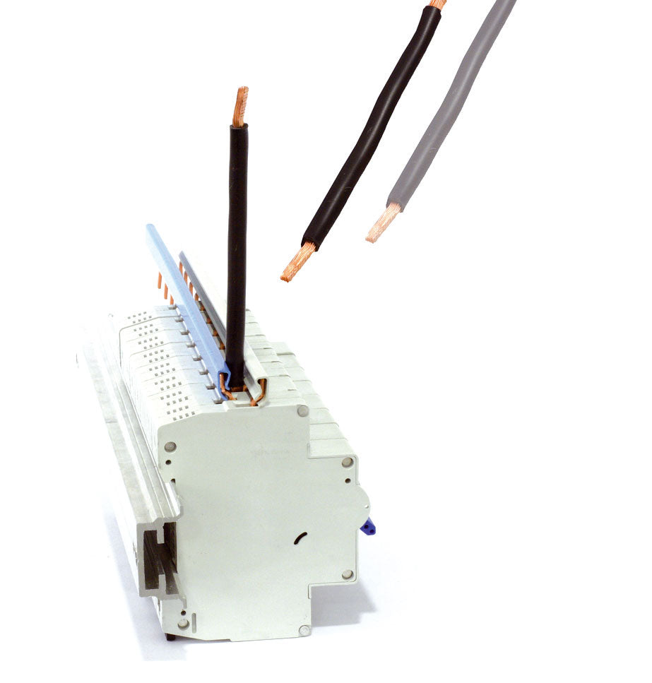 Foto: Flexibler Anschlußdraht, schwarz 10mm², 325mm lang