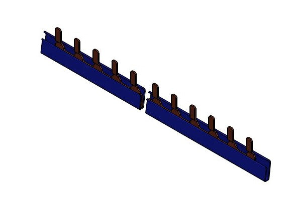 Small Connect Stiftversch., 1-p., 10mm², 1+N/1TE, 1m, Blau