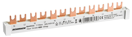 Foto: Verschienung 2-polig, 6xLS N+1, 12TE