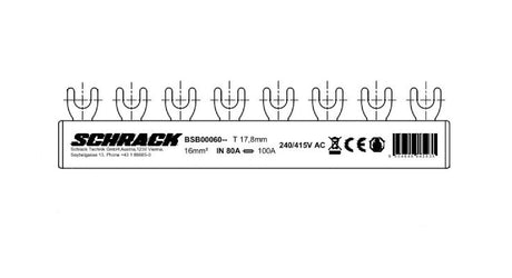 Foto: 1xFI 4-polig, 1x ÜA 4-polig oder LS 3+N, 8TE(TE=17,8mm)16mm²