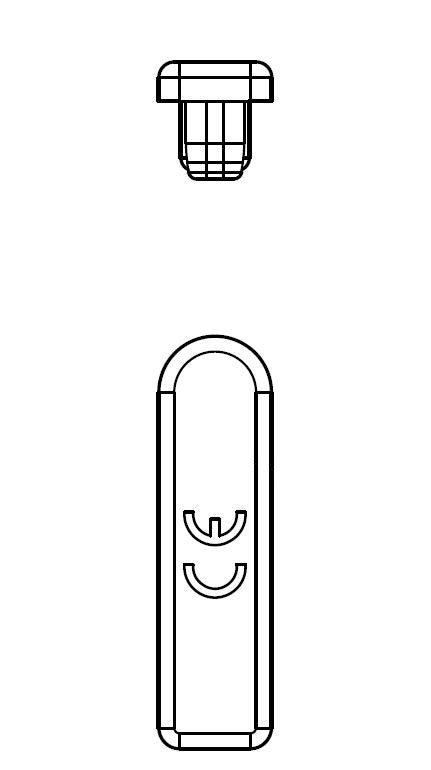 Foto: Endplatte für 1-polig Verschienungen, 10-16mm²