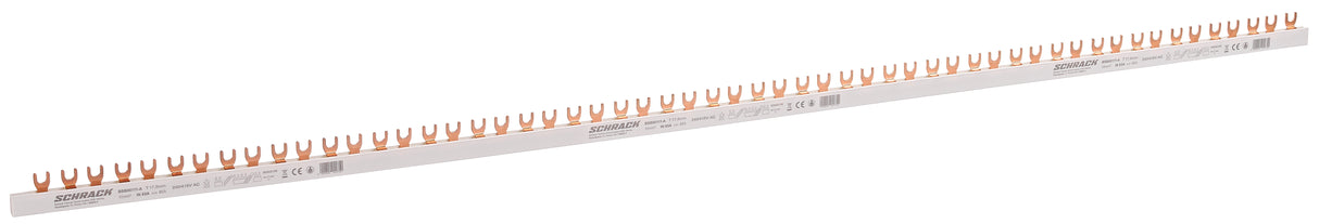 Gabelverschienung 2-polig, 10mm², 1m