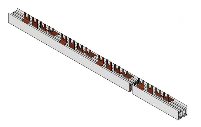 Gabelversch. für Hilfsk., 4-p., 10mm², L1/L2/L3/N/Hi,1m