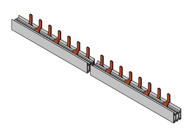 Stiftverschienung 2-polig, 10mm²